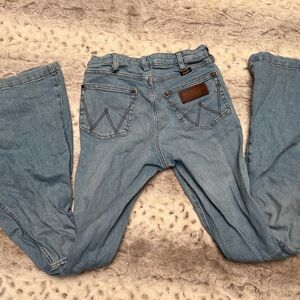 Women’s bellbottom wrangler jeans